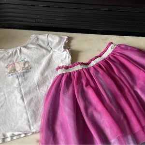 American Girl shirt and skirt